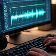 Digital lydredigeringsprogram i bruk